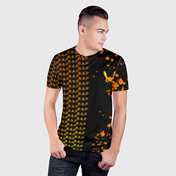 Футболка спортивная мужская B A P half pattern, цвет: 3D-принт — фото 2