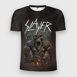 Футболка спортивная мужская Slayer rock monster, цвет: 3D-принт