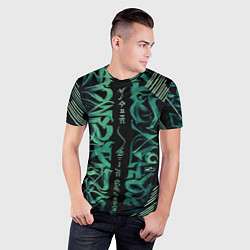 Футболка спортивная мужская Каллиграфический, цвет: 3D-принт — фото 2