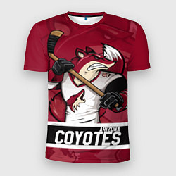 Мужская спорт-футболка Arizona Coyotes маскот