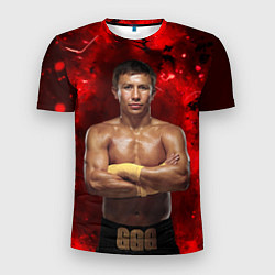 Футболка спортивная мужская Головкин GGG, цвет: 3D-принт