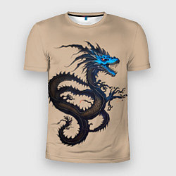 Мужская спорт-футболка Irezumi - японский дракон