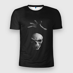 Мужская спорт-футболка Человеческий череп
