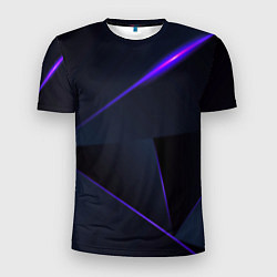 Футболка спортивная мужская Geometry stripes neon stiil, цвет: 3D-принт