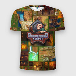 Мужская спорт-футболка Graveyard Keeper геймплей