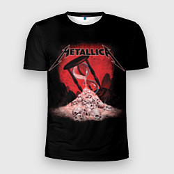 Мужская спорт-футболка Metallica - время