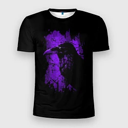 Футболка спортивная мужская Dark purple raven, цвет: 3D-принт