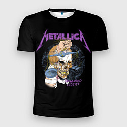 Мужская спорт-футболка Metallica - damaged justice