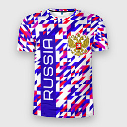 Мужская спорт-футболка Russian geometry