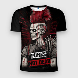 Мужская спорт-футболка Punks not dead