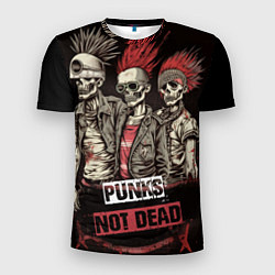Мужская спорт-футболка Punks not dead