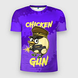 Мужская спорт-футболка Чикен Ган - цыпленок