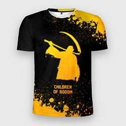 Мужская спорт-футболка Children of Bodom - gold gradient