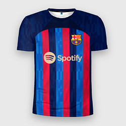 Мужская спорт-футболка Барселона форма 2223 домашняя