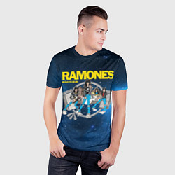Футболка спортивная мужская Ramones Road to ruin, цвет: 3D-принт — фото 2