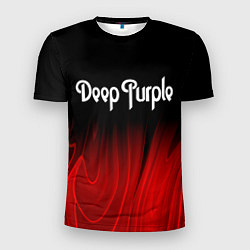 Мужская спорт-футболка Deep Purple red plasma