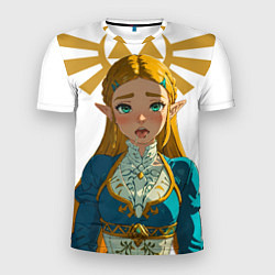 Мужская спорт-футболка The legend of Zelda - ahegao