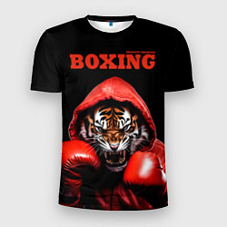 Мужская спорт-футболка Boxing tiger