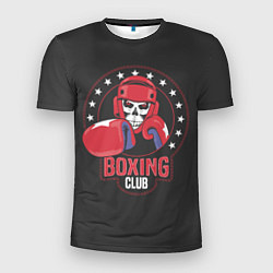 Футболка спортивная мужская Boxing club - боксёр, цвет: 3D-принт
