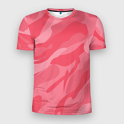 Футболка спортивная мужская Pink military, цвет: 3D-принт