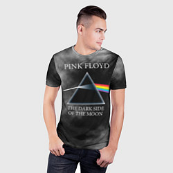 Футболка спортивная мужская Pink Floyd космос, цвет: 3D-принт — фото 2