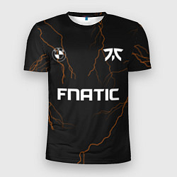 Футболка спортивная мужская Форма Fnatic молнии, цвет: 3D-принт