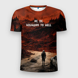 Мужская спорт-футболка AC DC Highway to hell