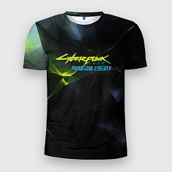 Мужская спорт-футболка Сyberpunk 2077 phantom liberty