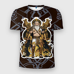 Мужская спорт-футболка Бог Один повелитель древних славян