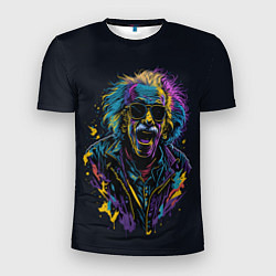Мужская спорт-футболка Альберт Эйнштейн от нейросети
