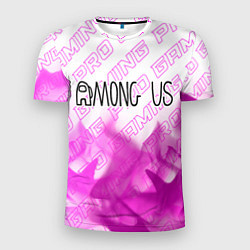 Мужская спорт-футболка Among Us pro gaming: символ сверху