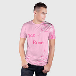 Футболка спортивная мужская Ice Rose, цвет: 3D-принт — фото 2