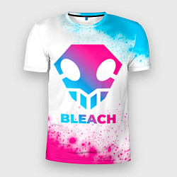 Мужская спорт-футболка Bleach neon gradient style
