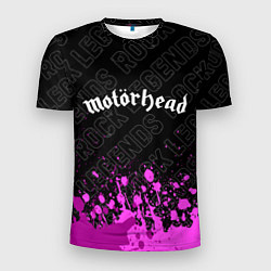 Мужская спорт-футболка Motorhead rock legends: символ сверху