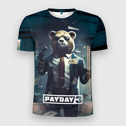 Мужская спорт-футболка Payday 3 bear