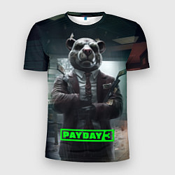 Футболка спортивная мужская Payday 3 dog, цвет: 3D-принт