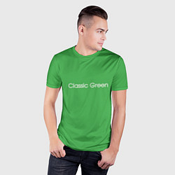 Футболка спортивная мужская Classic Green, цвет: 3D-принт — фото 2