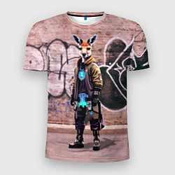Футболка спортивная мужская Dude kangaroo - Bronx - New York, цвет: 3D-принт