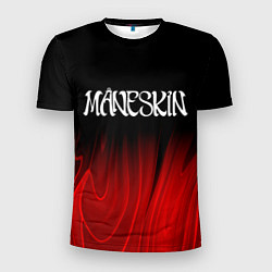 Мужская спорт-футболка Maneskin red plasma