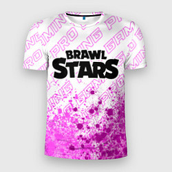 Мужская спорт-футболка Brawl Stars pro gaming: символ сверху