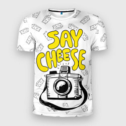 Футболка спортивная мужская Say cheese, цвет: 3D-принт