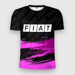 Футболка спортивная мужская Fiat pro racing: символ сверху, цвет: 3D-принт