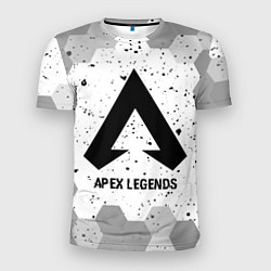 Мужская спорт-футболка Apex Legends glitch на светлом фоне