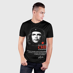 Футболка спортивная мужская Che Guevara автограф, цвет: 3D-принт — фото 2