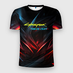 Мужская спорт-футболка Cyberpunk abstract dark