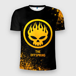 Мужская спорт-футболка The Offspring - gold gradient