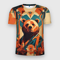 Мужская спорт-футболка Гордый медведь