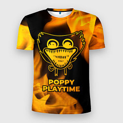 Футболка спортивная мужская Poppy Playtime - gold gradient, цвет: 3D-принт