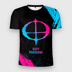 Мужская спорт-футболка Ozzy Osbourne - neon gradient