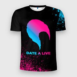 Мужская спорт-футболка Date A Live - neon gradient